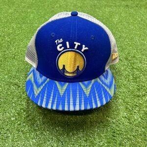 Golden State Warrior Blue New Era Hardwood Classic Hat With “The City” Logo